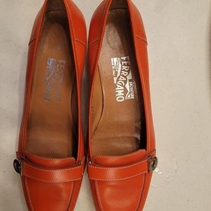 Ferragamo loafers. Beautiful. Worn once.